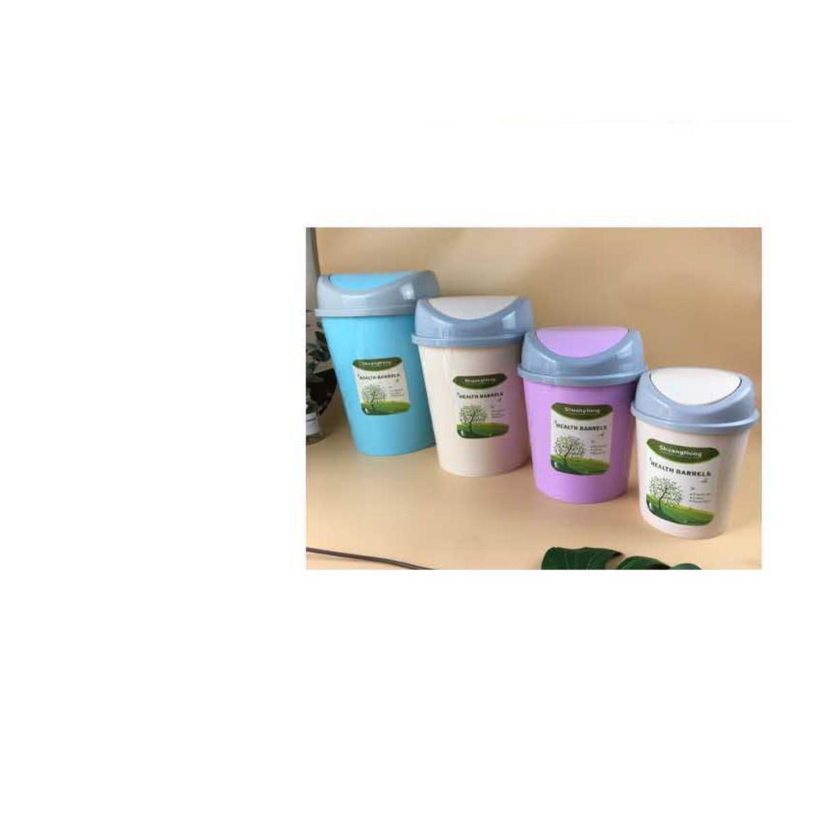 GENERICO - Basurero Plástico Tapa