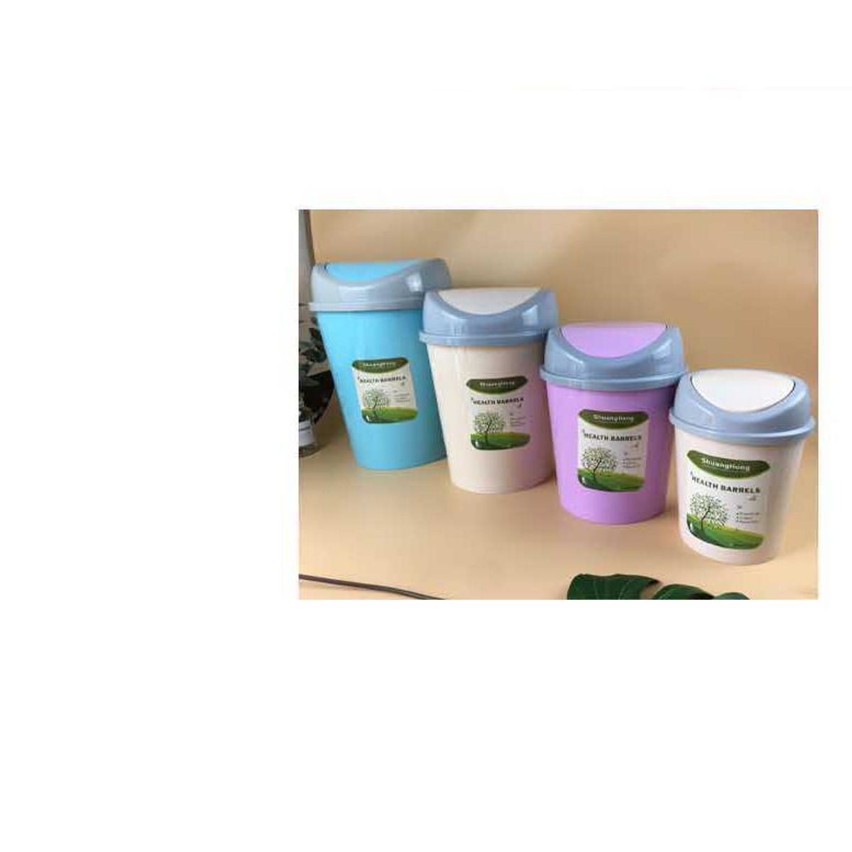 GENERICO - Basurero Plástico Tapa