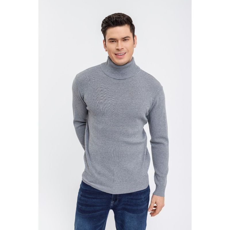 LIKE SHOP - Sweater Tejido Hombre Cuello Subido Beatle 7198