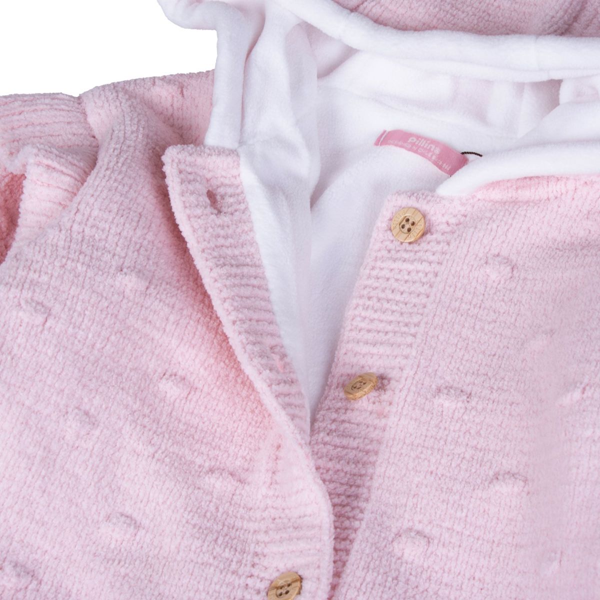 PILLIN - Chaleco Bebe  Rosado Pillin ( PVB915-25ROS ) - Rosa