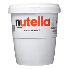 GENERICO - Nutella Balde 3 kg Deliciosa Crema de Avellanas con Cacao