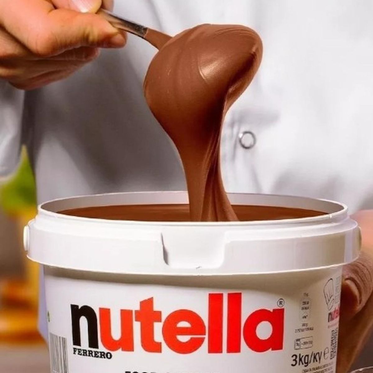 GENERICO - Nutella Balde 3 kg Deliciosa Crema de Avellanas con Cacao