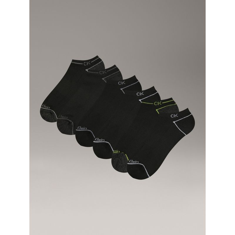 CALVIN KLEIN - Pack 6 Calcetines Cushion No Show Negro Calvin Klein