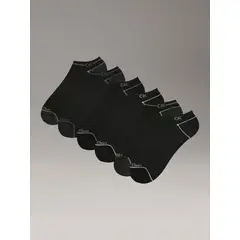 CALVIN KLEIN - Pack 6 Calcetines Cushion No Show Negro