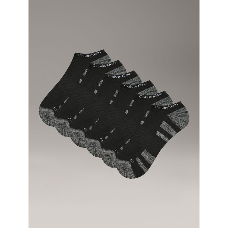 CALVIN KLEIN - Pack 6 Calcetines Dual Feed Cushion Negro Calvin Klein