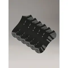 CALVIN KLEIN - Pack 6 Calcetines Dual Feed Cushion Negro