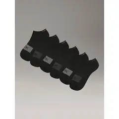CALVIN KLEIN - Pack 6 Calcetines Cushion No Show Negro