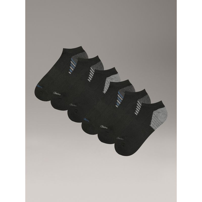 CALVIN KLEIN - Pack 6 Calcetines Cushion No Show Negro Calvin Klein