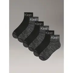 CALVIN KLEIN - Pack 6 Calcetines Calvin Sport Cushion Negro