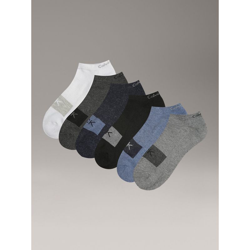 CALVIN KLEIN - Pack 6 Calcetines Cushion No Show Multicolor Calvin Klein