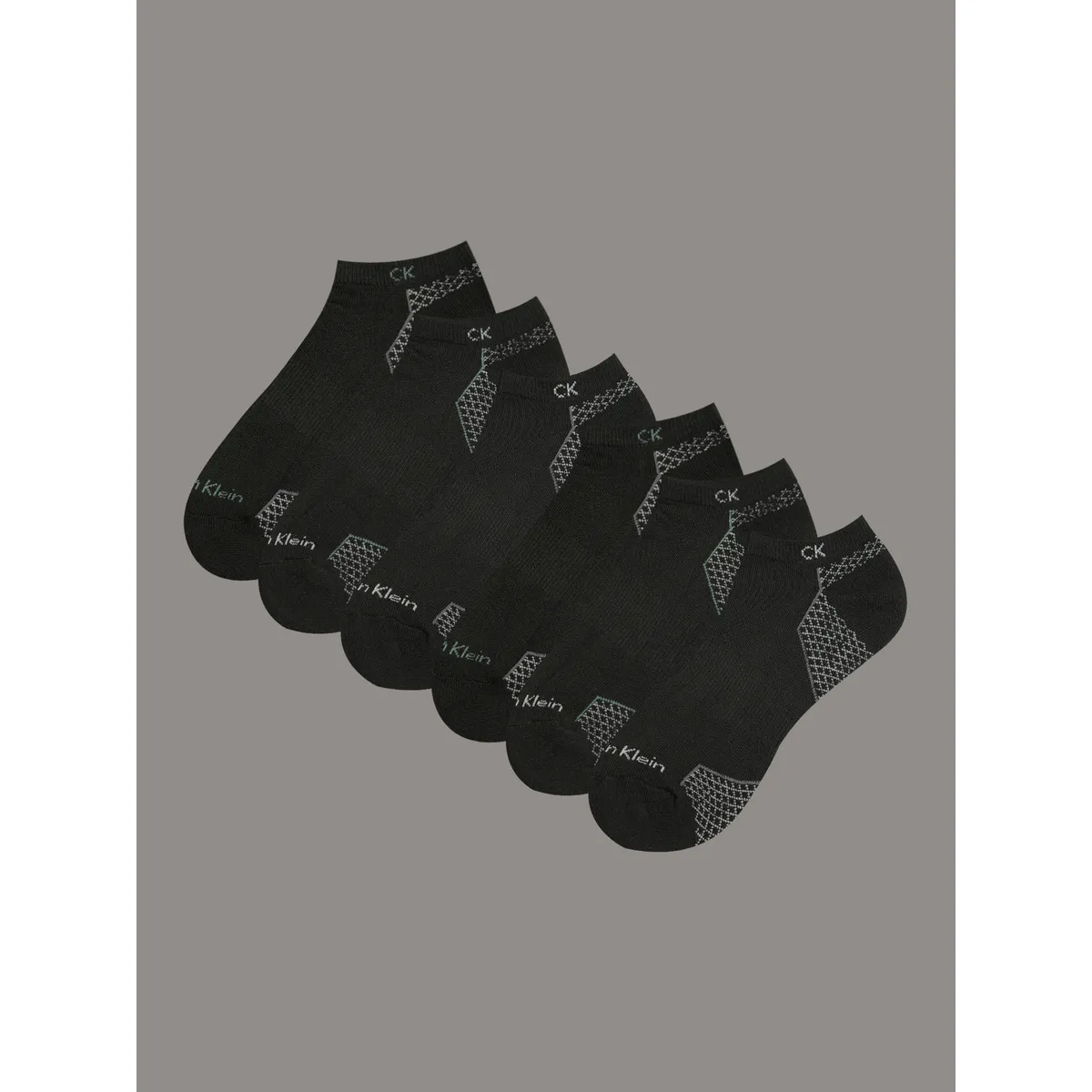 CALVIN KLEIN - Pack 6 Calcetines Cushion Terry Negro Calvin Klein