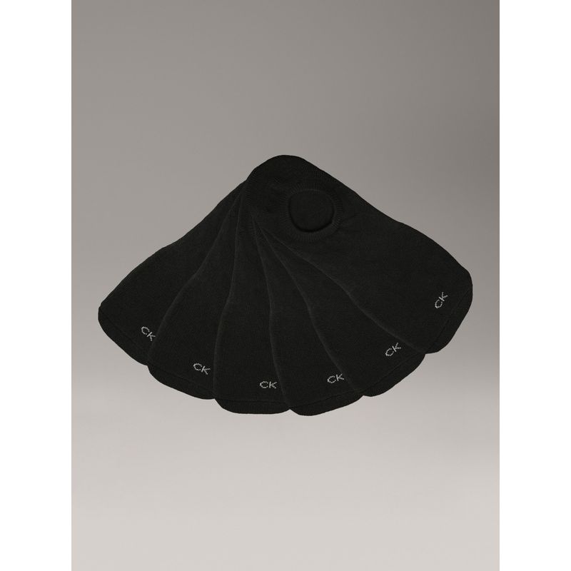 CALVIN KLEIN - Pack 6 Calcetines Terry Cushion Logo Negro Calvin Klein