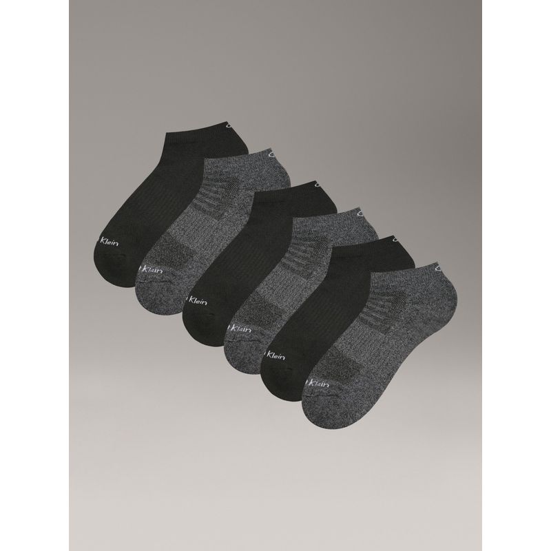 CALVIN KLEIN - Pack 6 Calcetines Lowcut Negro Calvin Klein