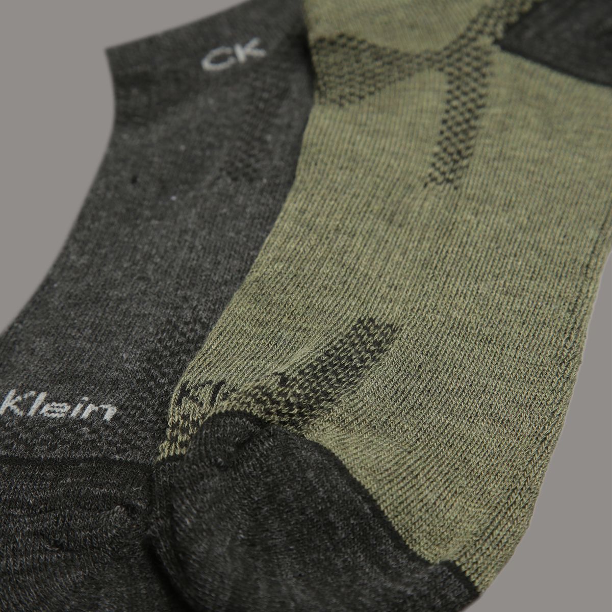 CALVIN KLEIN - Pack 6 Calcetines Cushion 1/2 Terry Gris Calvin Klein