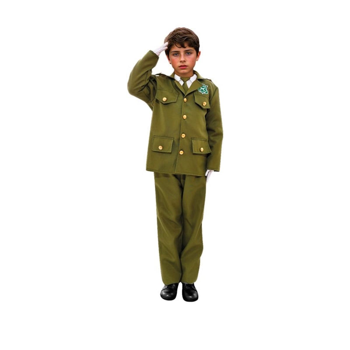 GENERICO - Disfraz Carabinero de Chile para niño talla 5-6 años