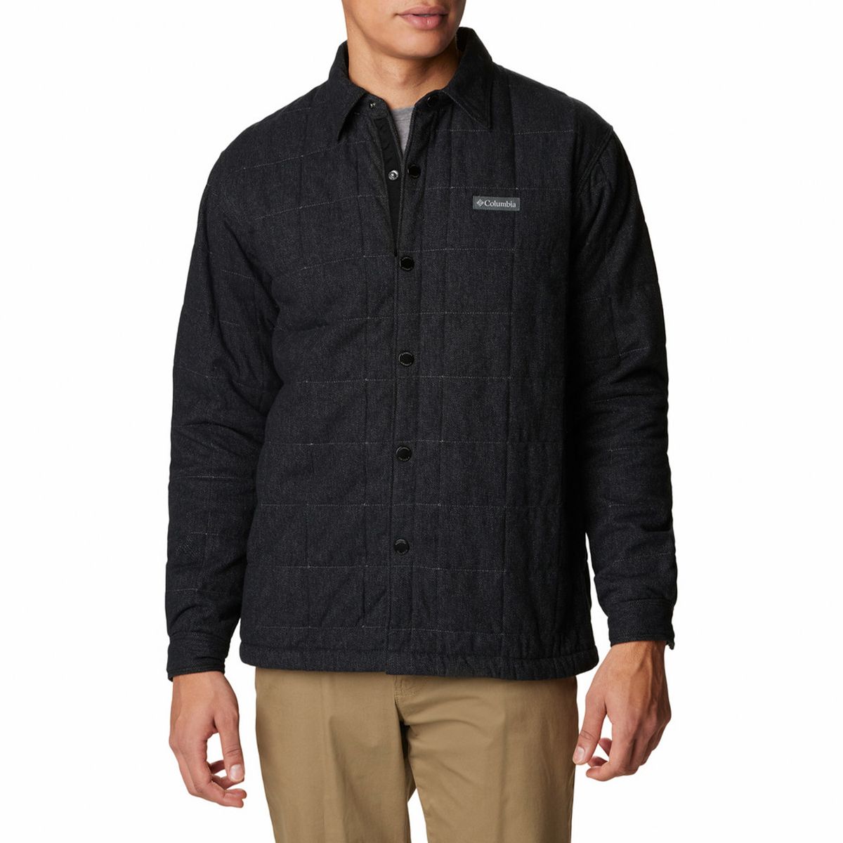 COLUMBIA - Camisa Hombre Landroamer Quilted Negro COLUMBIA
