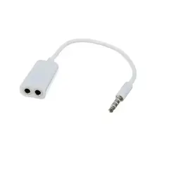 GENERICO - Cable Divisor de audio 3.5mm (1 conector macho a 2 hembra)