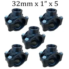 GENERICO - Collarin Polipropileno 32mm X 1 Pulgada Pack 5 Unidades