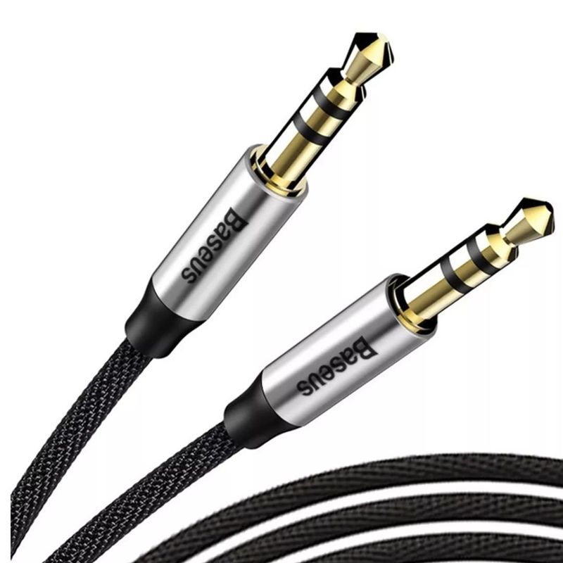 BASEUS - Cable Auxiliar 3.5mm Ultra Resistente 1 Metro Baseus