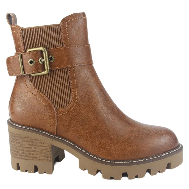 CHALADA - Botin Mujer Tostado Casual Chalada Tere-4