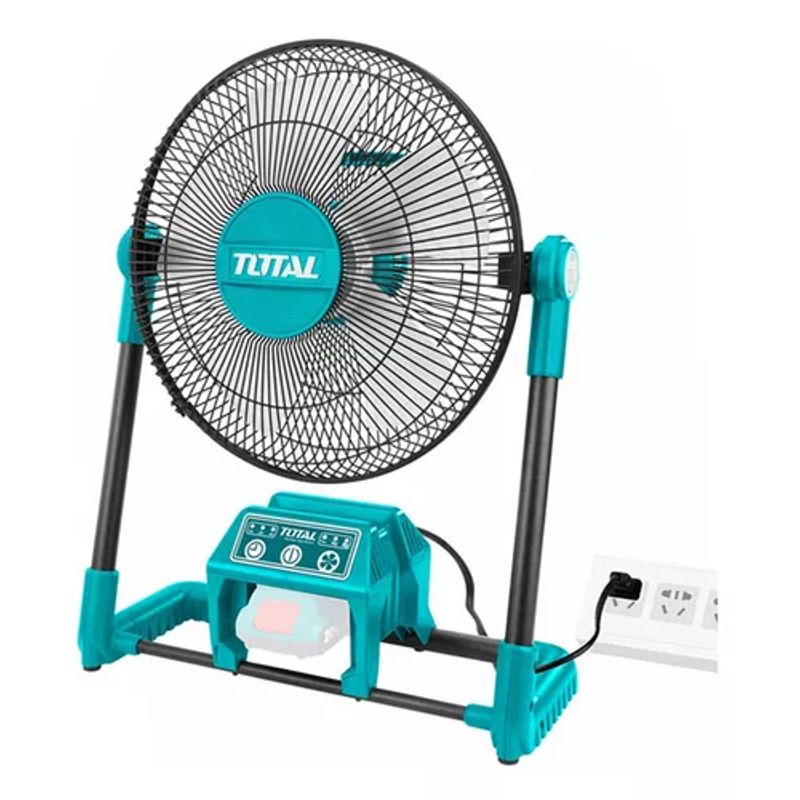 TOTAL TOOLS - Ventilador Inalambrico Y Electrico 20v Total Tfali2001