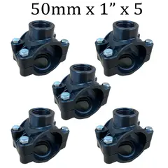 GENERICO - Collarin Polipropileno 50mm X 1 Pulgada Pack 5 Unidades