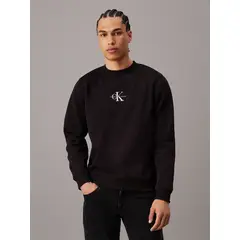 CALVIN KLEIN - Polerón Monologo Negro