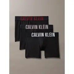 CALVIN KLEIN - Pack 3 Bóxers Brief Intense Power Negro