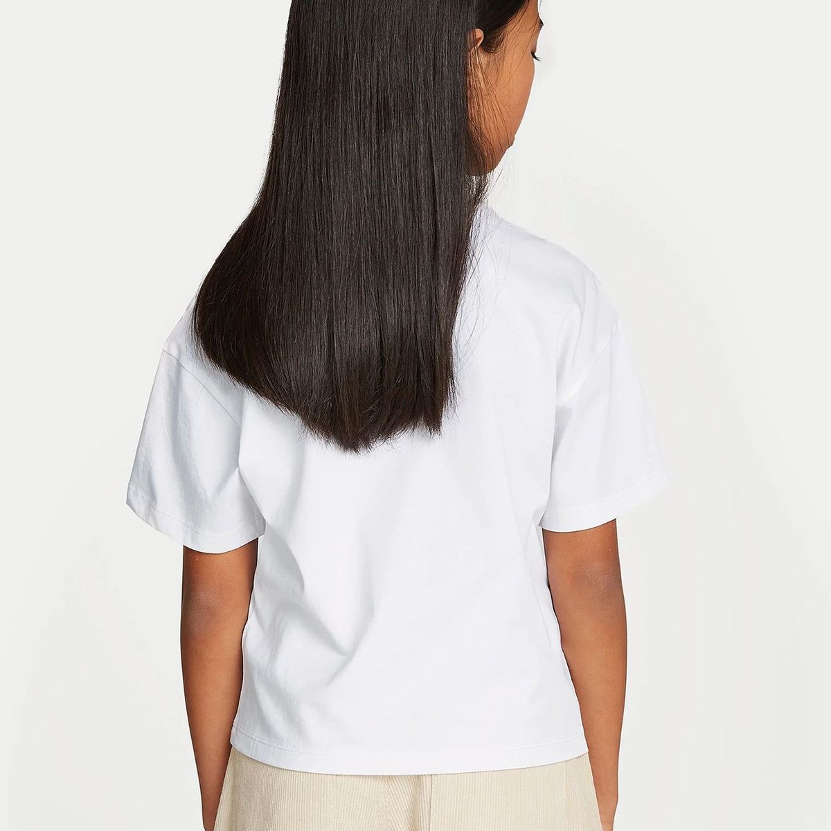 CALVIN KLEIN - Polera Niña Flower Graphic Blanco Calvin Klein