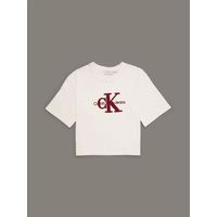 Polera Niña Teddy Monologo Blanco