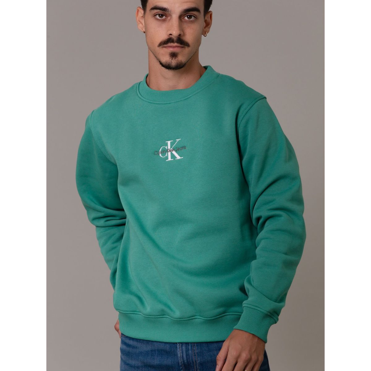 CALVIN KLEIN - Polerón Monologo Verde Calvin Klein