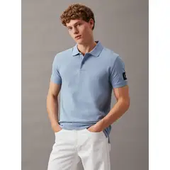 CALVIN KLEIN - Polo Badge Azul
