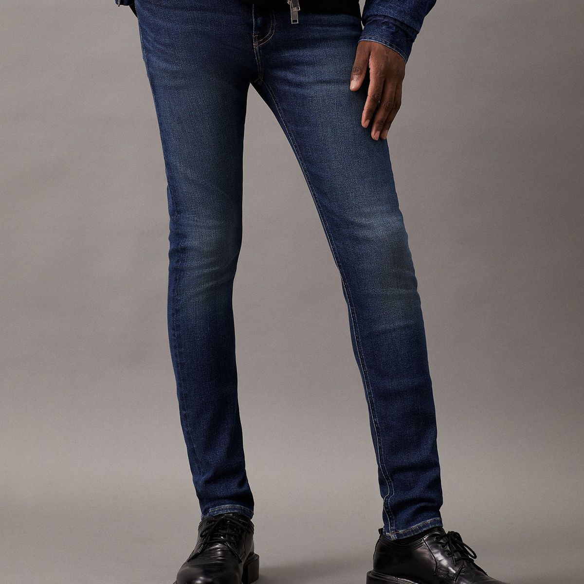 CALVIN KLEIN - Jeans Super Skinny Azul Calvin Klein