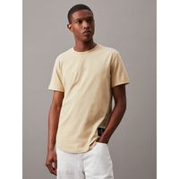 Polera Badge Turn Up Sleeve Beige