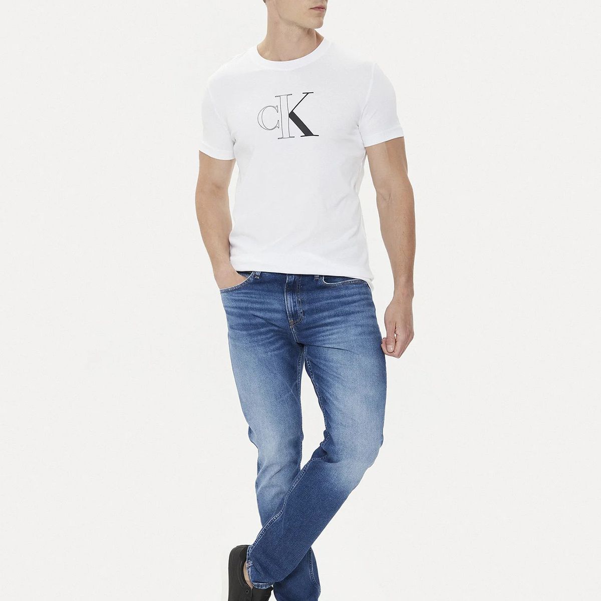 CALVIN KLEIN - Jeans Slim Taper Azul Calvin Klein