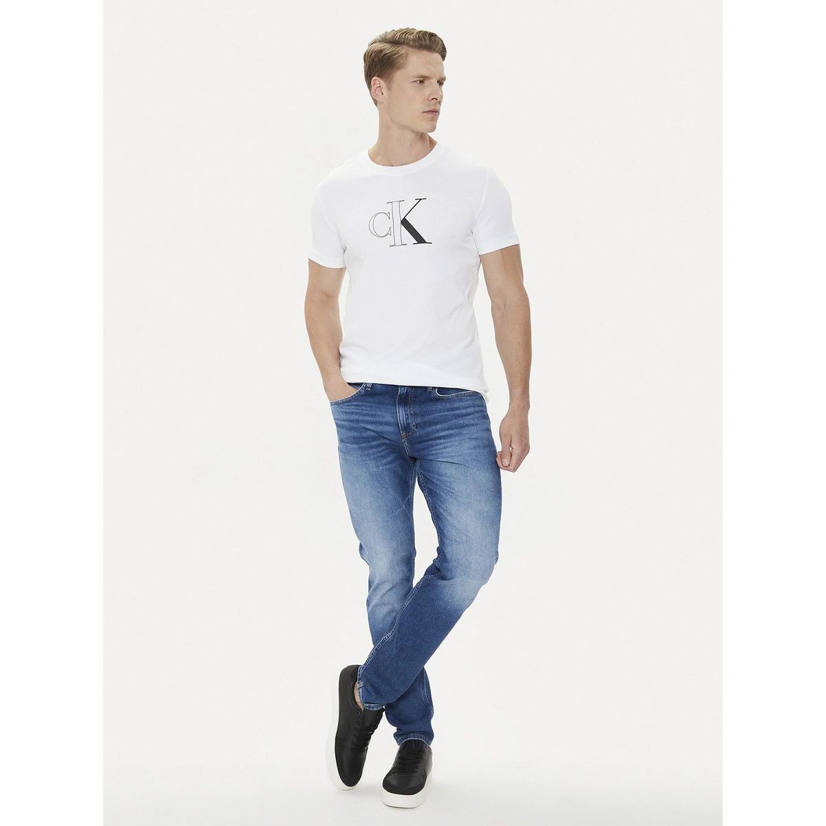 CALVIN KLEIN - Jeans Slim Taper Azul Calvin Klein