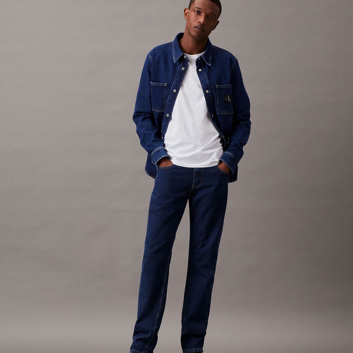 CALVIN KLEIN - Jeans Slim Taper Azul Calvin Klein