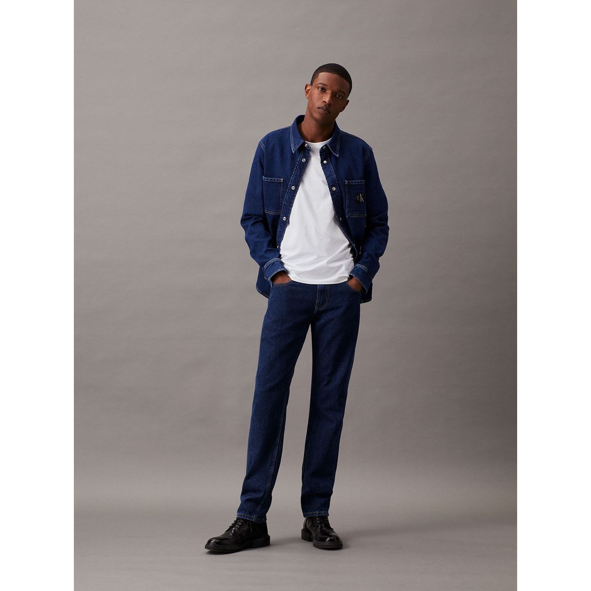 CALVIN KLEIN - Jeans Slim Taper Azul Calvin Klein