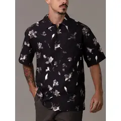 CALVIN KLEIN - Camisa Relaxed AOP Multicolor