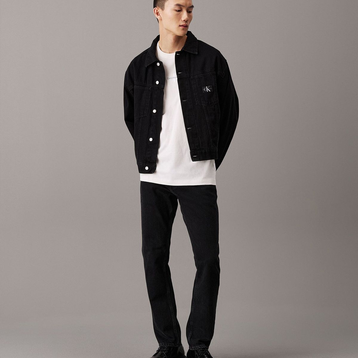 CALVIN KLEIN - Polera Monologo Blanco Calvin Klein