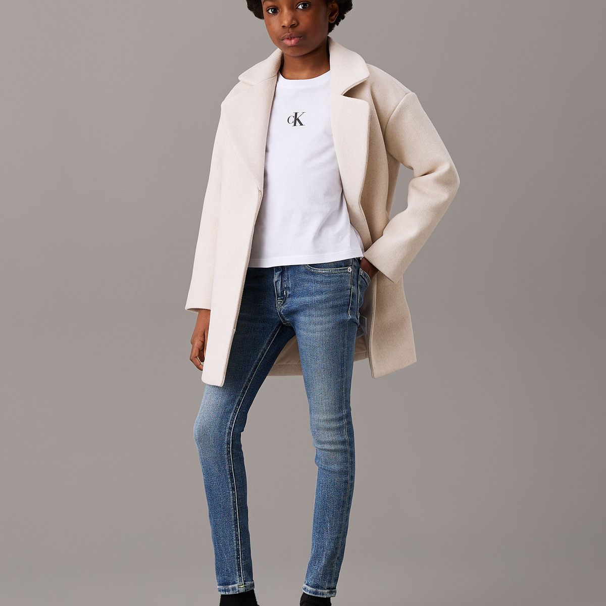 CALVIN KLEIN - Jeans Niña Skinny Azul Calvin Klein