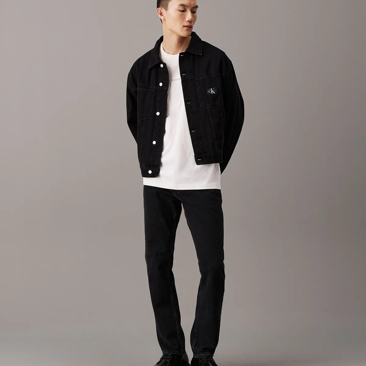 CALVIN KLEIN - Polera Monologo Blanco Calvin Klein