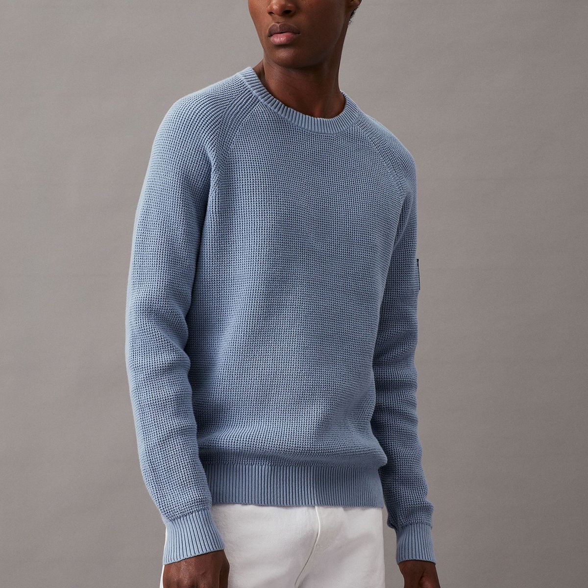 CALVIN KLEIN - Sweater Badge Easy Multicolor Calvin Klein