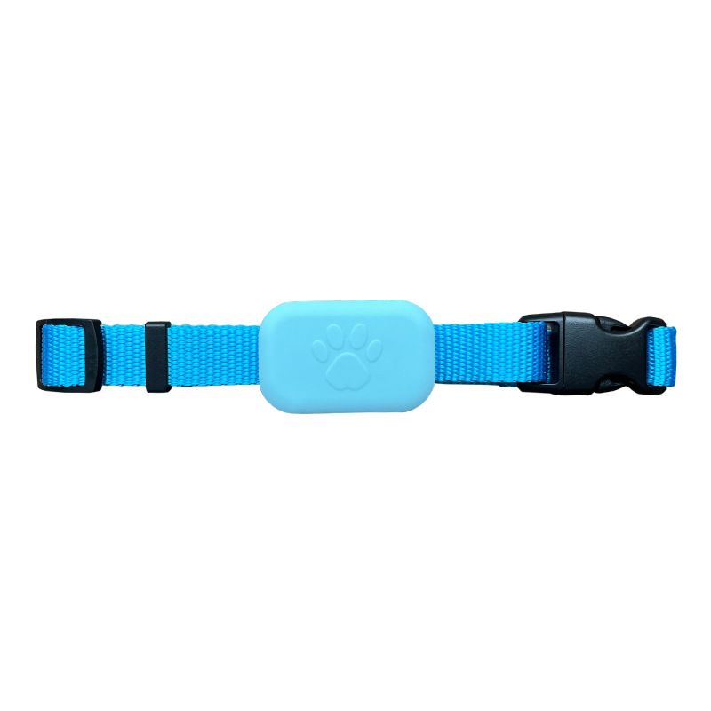 GENERICO - Collar Rastreador Para Mascotas Compatible Find My Celeste