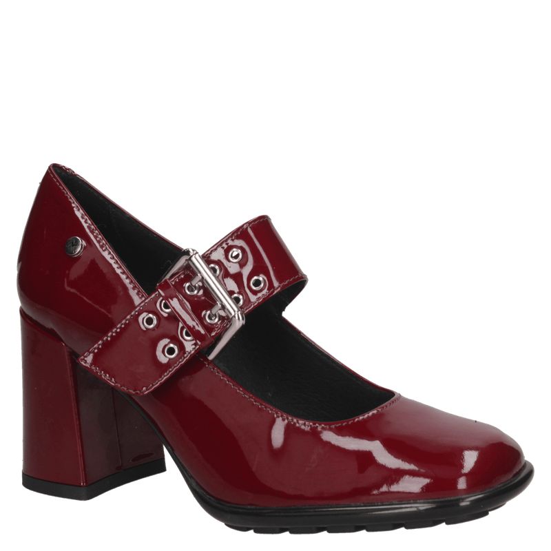 MINGO - Zapato Charol Mujer Bordó Mingo