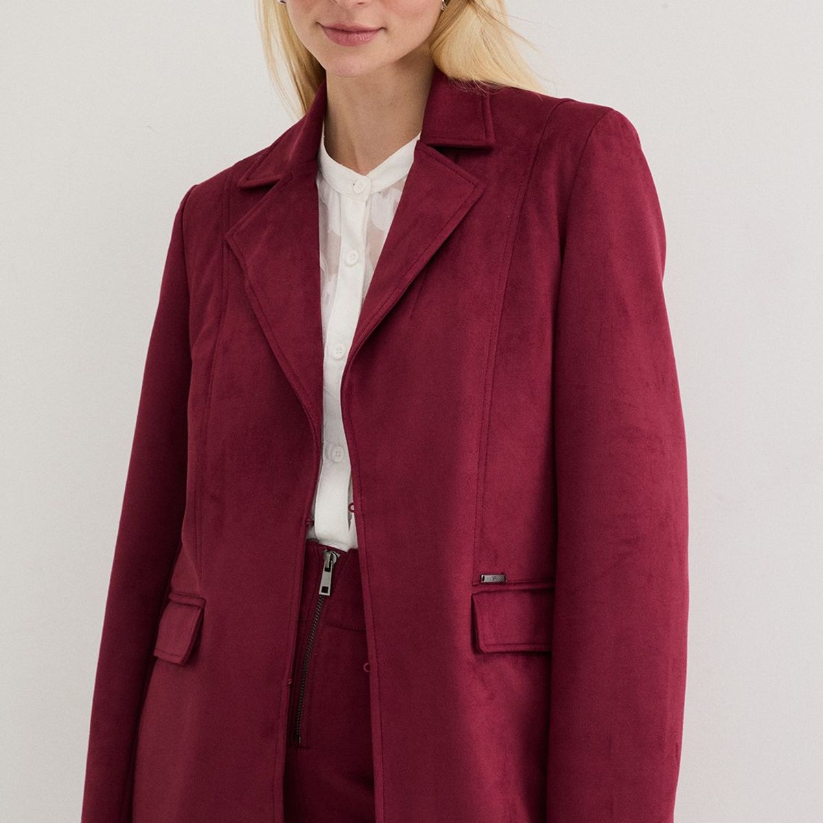 ASH - Blazer Burdeo Mujer Ash