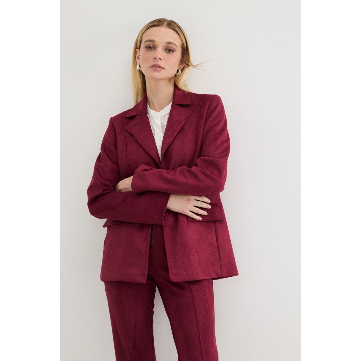 ASH - Blazer Burdeo Mujer Ash