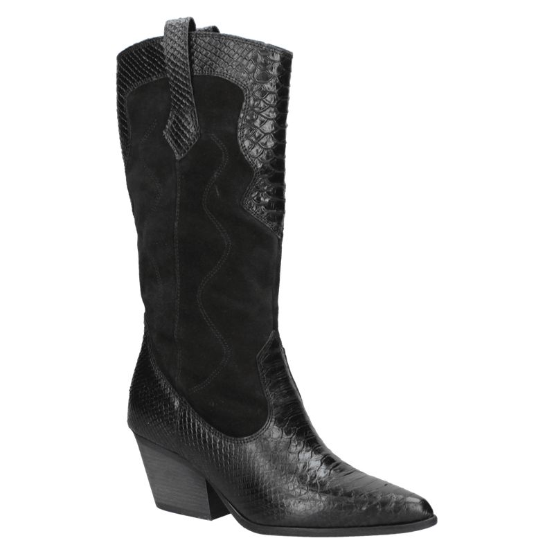 MJUS - Bota Vaquero Mujer Negro Mjus