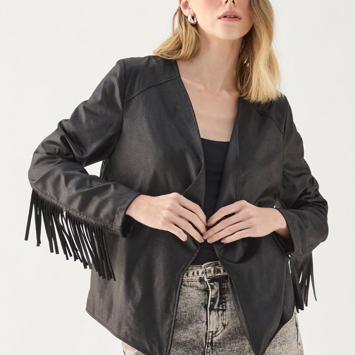 ASH - Tapado Abierto Negro Mujer Ash