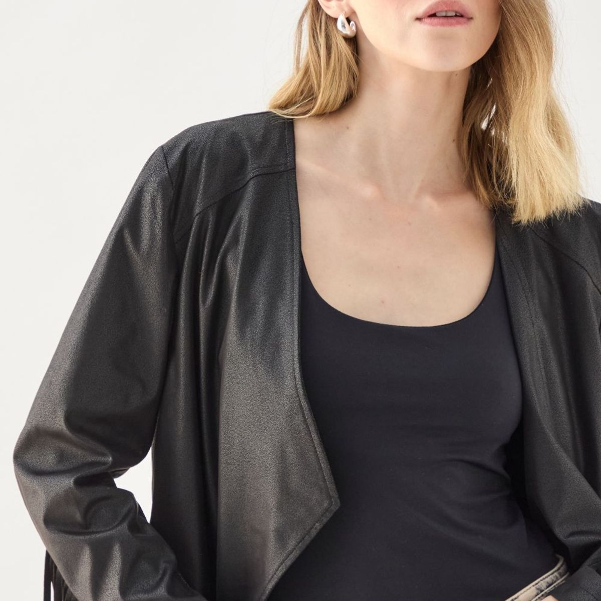 ASH - Tapado Abierto Negro Mujer Ash